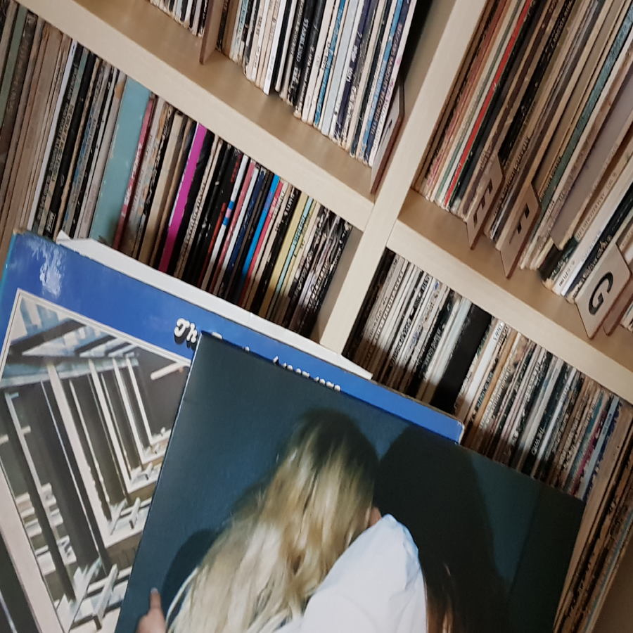 A collection of vinyl records