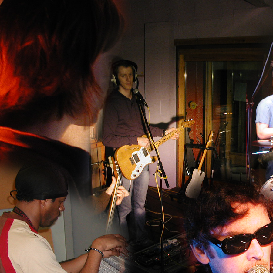 modern radio studio